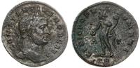 follis 296-297, Trewir, Aw: Popiersie cesarza w 