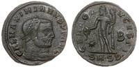 follis 307-308, Serdica, Aw: Popiersie cesarza w