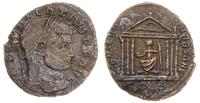 follis 307, Rzym (?), Aw: Głowa cesarza w wieńcu
