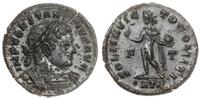 follis 317-318, Trewir, Aw: Popiersie cesarza w 
