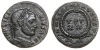 follis 321, Arles, Aw: Popiersie cesarza w wieńc