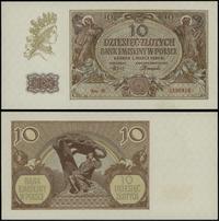 10 złotych 1.03.1940, seria N, numeracja 0386616