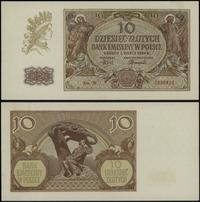 10 złotych 1.03.1940, seria N, numeracja 0386611