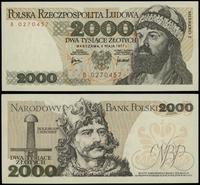 2.000 złotych 1.05.1977, seria B, numeracja 0270