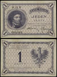 1 złoty 28.02.1919, seria 11 E, numeracja 060089