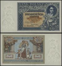 20 złotych 20.06.1931, seria AD, numeracja 32493