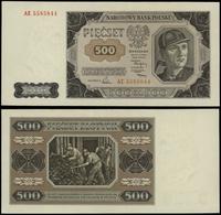 500 złotych 1.07.1948, seria AE, numeracja 55858
