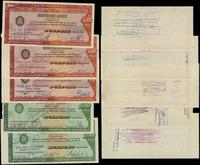 zestaw czeków podróżnych 1972, w zestawie: 3 x c
