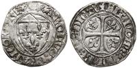 Francja, grosz typu Blanc dit Guenar, 1385-1389