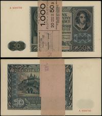 Polska, zestaw: 20 x 50 złotych, 1.08.1941