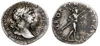 denar 112-114, Rzym, Aw: Popiersie cesarza w wie