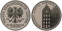 5.000 złotych 1989, Warszawa, Ratujemy zabytki T