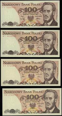 Polska, zestaw 12 banknotów o nominale 100 złotych, 1.06.1986 i 1.12.1988