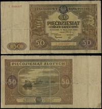 50 złotych 15.05.1946, seria S, numeracja 016443