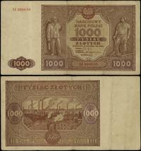 1.000 złotych 15.01.1946, seria AA, numeracja 20