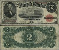 2 dolary 1917, seria B39075928A, czerwona pieczę