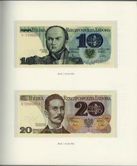 Polska, zestaw banknotów obiegowych PRL - banknoty polskie 1975-1996