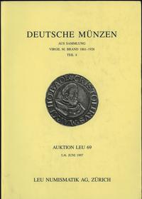 literatura numizmatyczna, katalog 69 aukcji Leu Numismatik AG, 05–06.06.1997