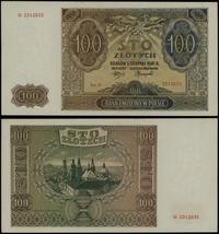 100 złotych 1.08.1941, seria D 2312835, zaniedby