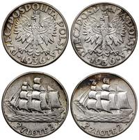 zestaw 2 x 2 złote 1936, Warszawa, w skład zesta