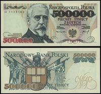 500.000 złotych 16.11.1993, seria H, numeracja 7