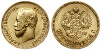 10 rubli 1903 (A•P), Petersburg, złoto, 8.61 g, 