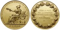 Francja, medal pamiątkowy Federacji Międzysojuszniczej Byłych Kombatantów (Fédération interalliée des anciens combattants), 1920–1940