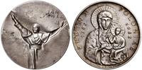 medal Regina Poloniae 1982, Aw: Półpostać papież