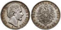 Niemcy, 5 marek, 1874 D