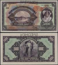 5.000 koron 6.07.1920, seria C, numeracja 849441