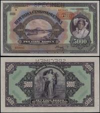 5.000 koron 6.07.1920, seria B, numeracja 403885
