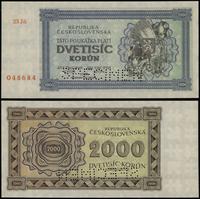 Czechosłowacja, 2.000 koron, 1945