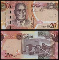 Botswana, 20 pula, 2009