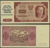 Polska, kopia banknotu 100 złotowego wykonana przez PTAiN, 1.07.1948