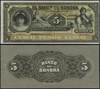 5 pesos 1.01.1915, seria DK, numeracja 330100, p