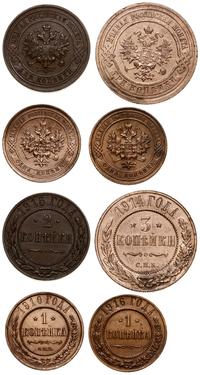 zestaw 4 monet, Petersburg, w zestawie: 1 kopiej