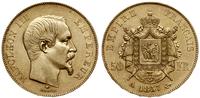 50 franków 1857 A, Paryż, złoto, 16.14 g, Fr. 57