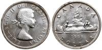 1 dolar 1959, Ottawa, Canoe, srebro próby 800, K