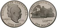 1 dolar 1990, 60-Lecie Urodzin Eisenhowera, sreb