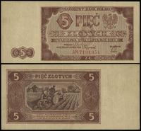 5 złotych 1.07.1948, seria AN, numeracja 7131951