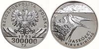300.000 złotych 1993, Warszawa, Jaskółki /hirund
