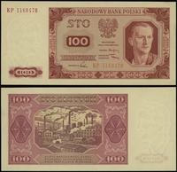 100 złotych 1.07.1948, seria KP, numeracja 11684