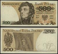 500 złotych 15.06.1976, seria AF, numeracja 0781