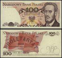 100 złotych 1.06.1979, seria FS, numeracja 57756