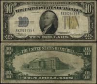 10 dolarów 1934, seria A 93026799 A, żółta piecz