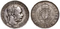 1 forint 1888, Kremnica, patyna, minimalne uszko