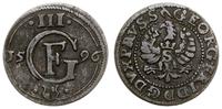 trzeciak (ternar) 1596, Królewiec, rzadki, Slg. 