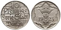 10 fenigów 1923, Berlin, moneta umyta, AKS 20, C