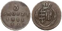 3 grosze 1811 IS, Warszawa, odmiana z mniejszym 
