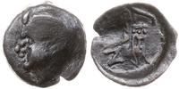 brąz IV-III w. pne, Aw: Głowa w lewo, Rw: Kołcza